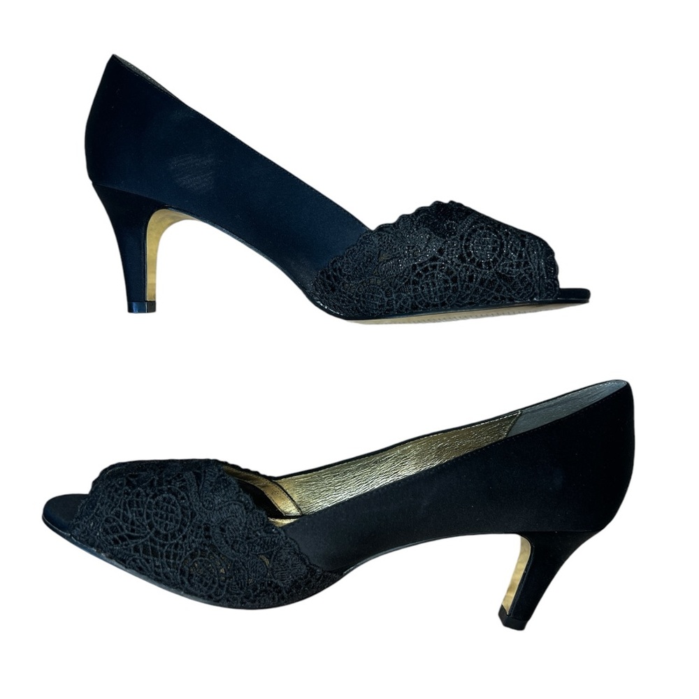 Adrianna Papell Jude Slip On Open Toe Heels - Picture 5 of 7